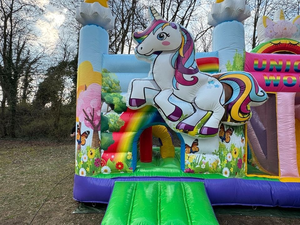 Hüpfburg Einhorn Welt mieten in Senne – Hüpfspaß für jede Feier – 4
