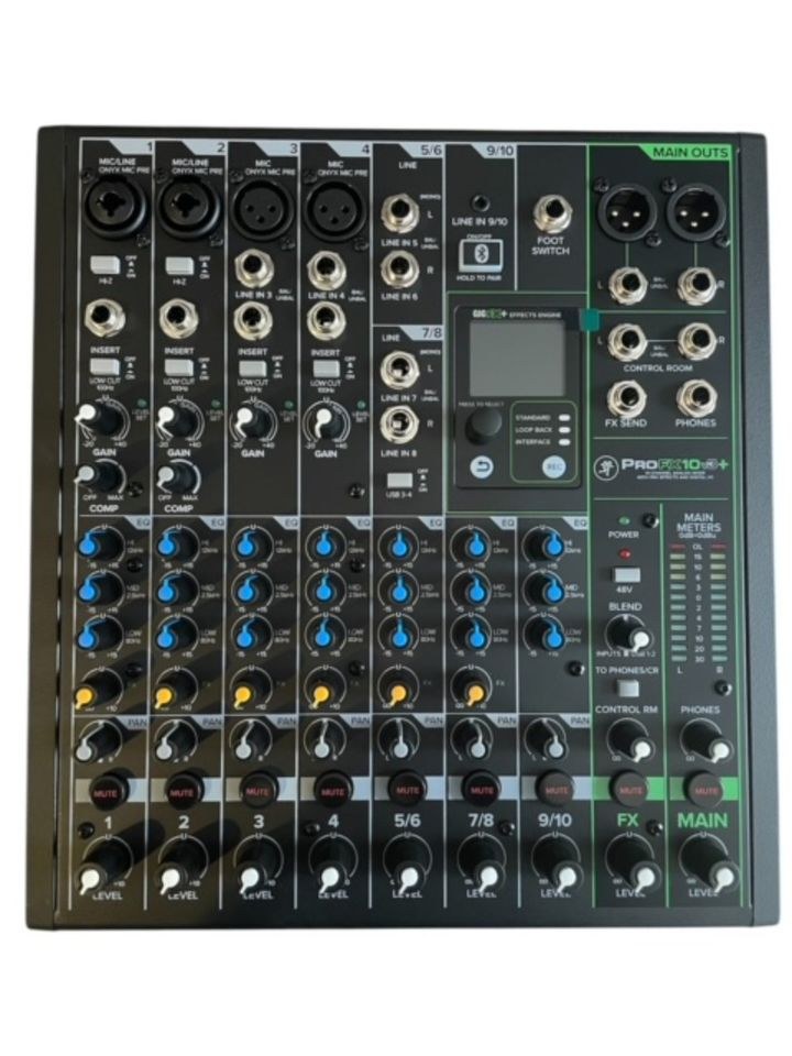 Mischpult Mackie ProFX10v3+ Bluetooth mieten bei PlanSound – 2