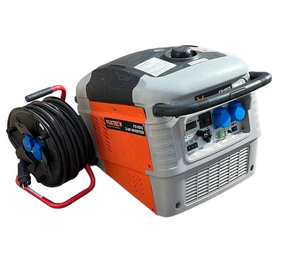 Inverter Generator Stromerzeuger 3kVA 6kVA Kabel mieten bei PlanSound