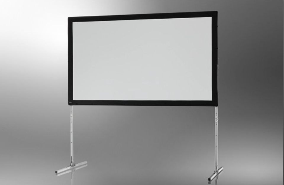 Faltrahmenleinwand 406 x 305 cm Frontprojektion mieten bei PlanSound – 4
