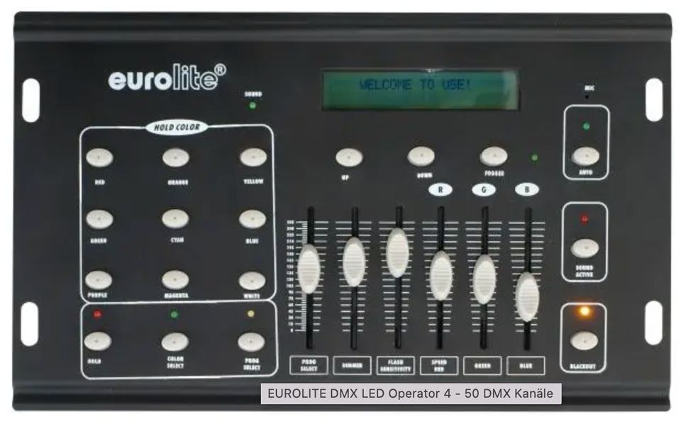 eurolite DMX LED Operator 4 50 channel Light mieten bei PlanSound