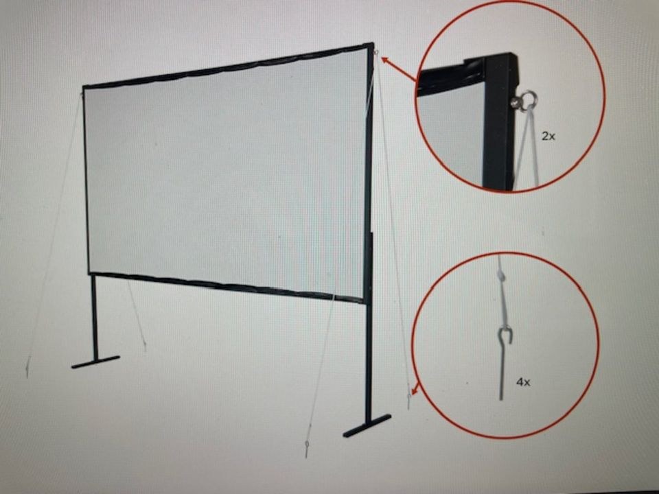 celexon Faltrahmenleinwand 16:9 100 221x124 cm mieten bei PlanSound – 2