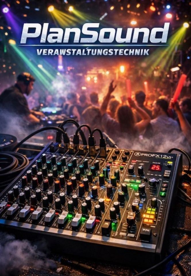 Mischpult bluetooth Mackie ProFX12v3+ mieten bei PlanSound