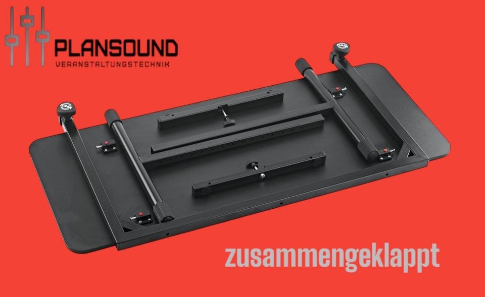 DJ Tisch K&M Ablage mieten bei PlanSound – Sitzplätze für alle – 3