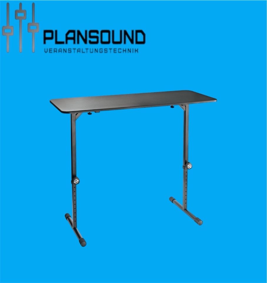 DJ Tisch K&M Ablage mieten bei PlanSound – Sitzplätze für alle – 2