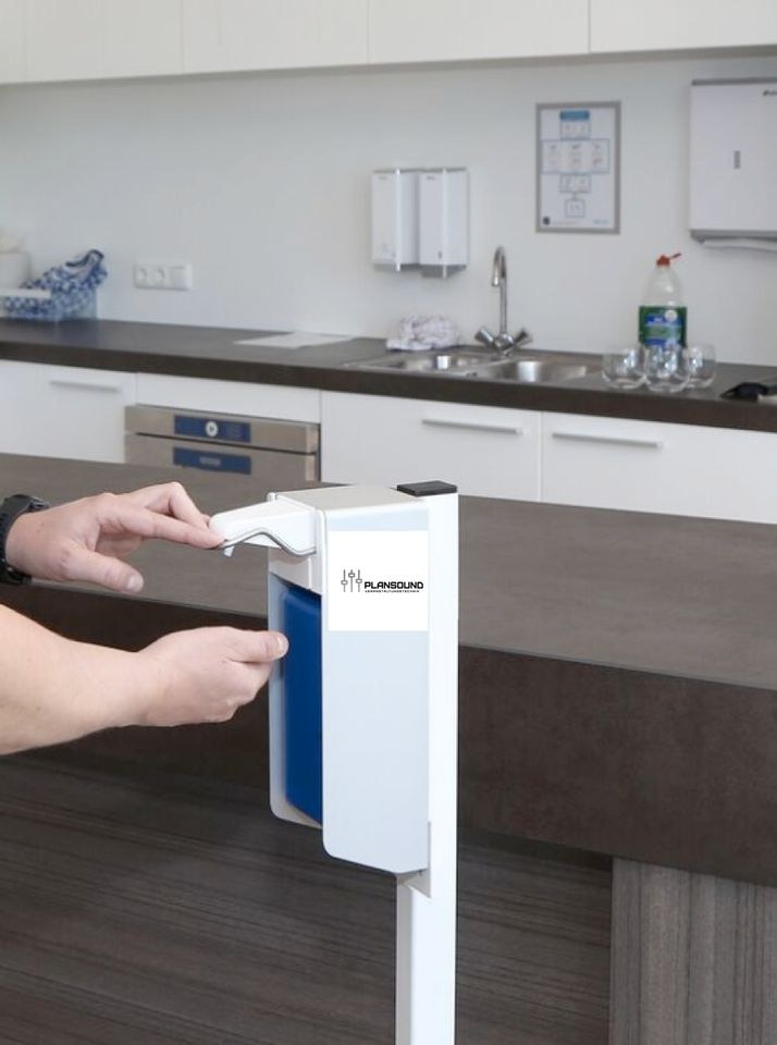 Desinfektionsmittelspender Desinfektionsständer mieten bei PlanSound – 2