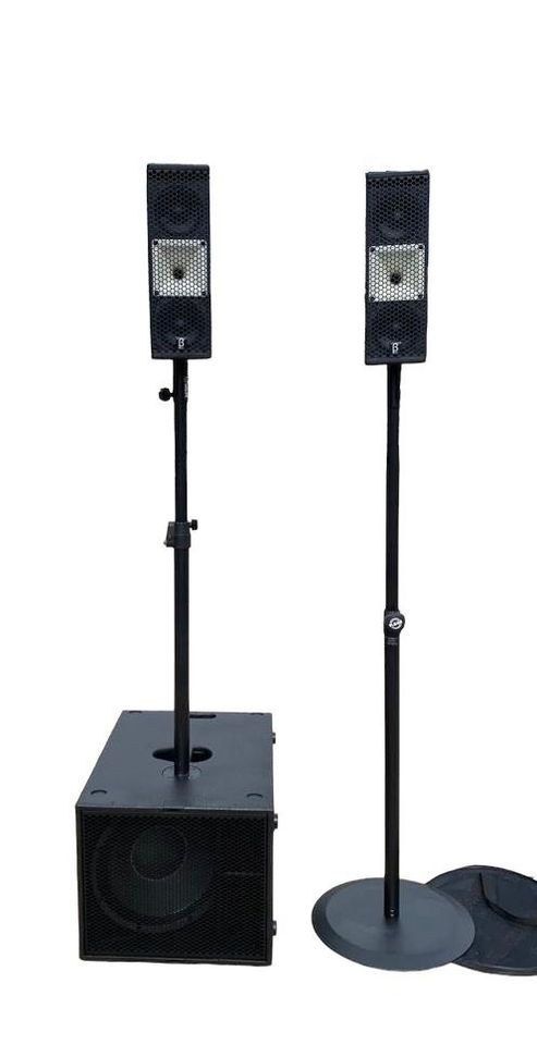 hochwertige aktive Design PA Anlagen mieten bei PlanSound