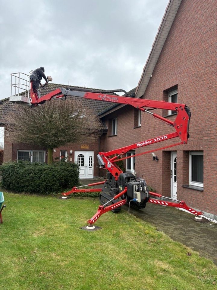Raupenbühne 15m Spider Spinnenbühne mieten bei Portmann IT-Systeme