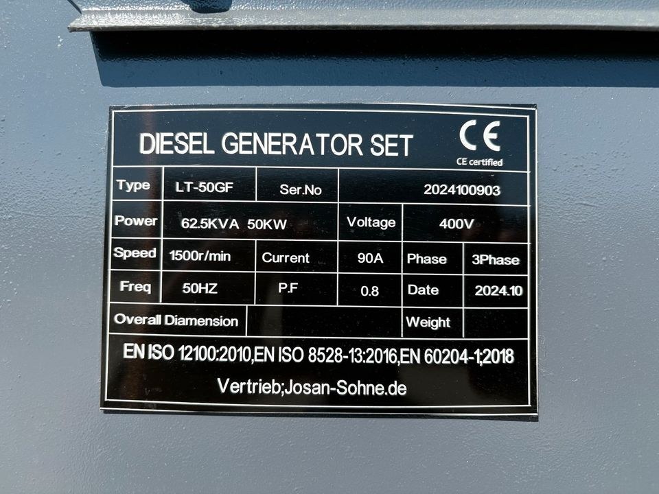 Stromerzeuger LT 50GF 50 kW 62,5 kVA mieten bei Powerrent24 – 3