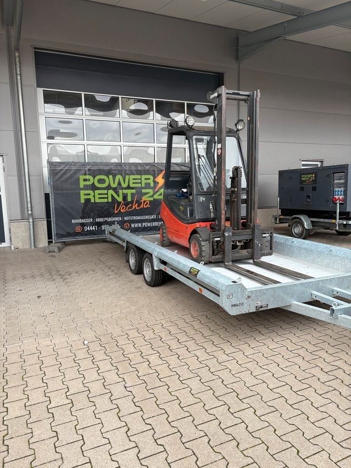 Baumaschinen Anhänger mieten bei Powerrent24 – für Umzug & Baumarkt