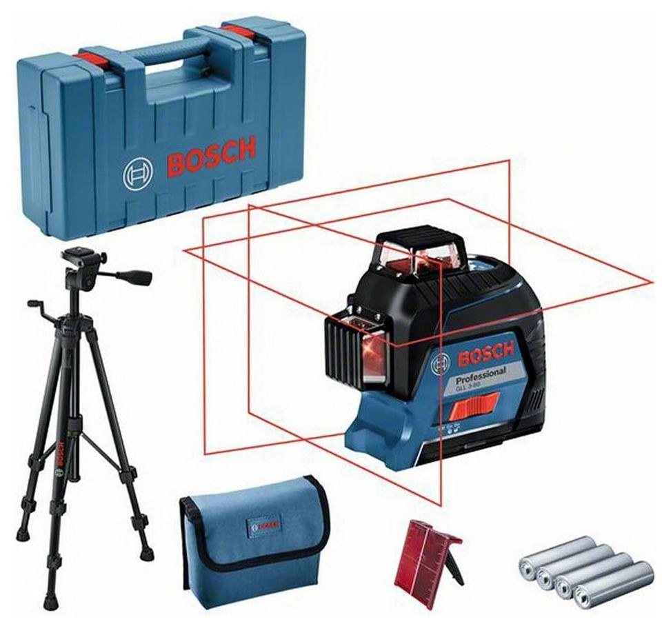 Bosch Kreuzlinienlaser GL 3 80 Stativ mieten in Gosen-Neu Zittau