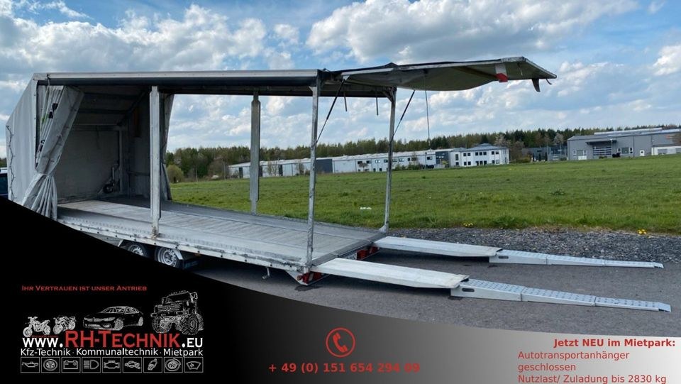 Autotransport XXL Anhänger 3,5t offen mieten in Engstingen – 2