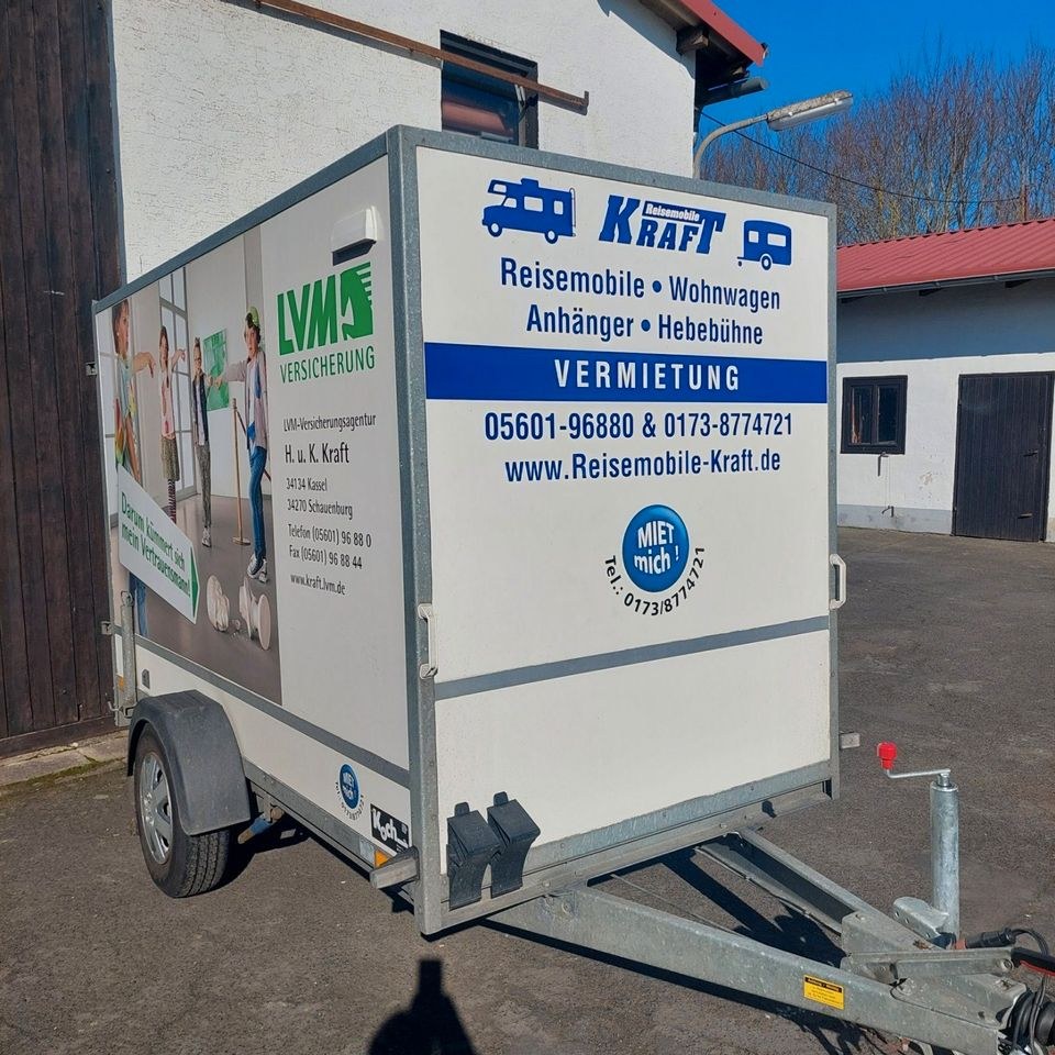 Koffer Anhänger 100 km zul mieten bei Reise – 2
