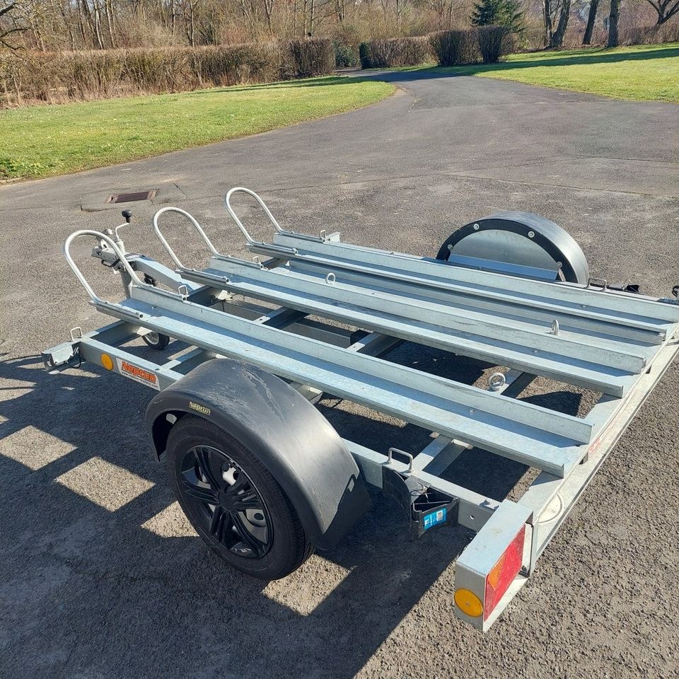 Motorradanhänger 100 km Zulassung 750 kg mieten bei Reise – 2