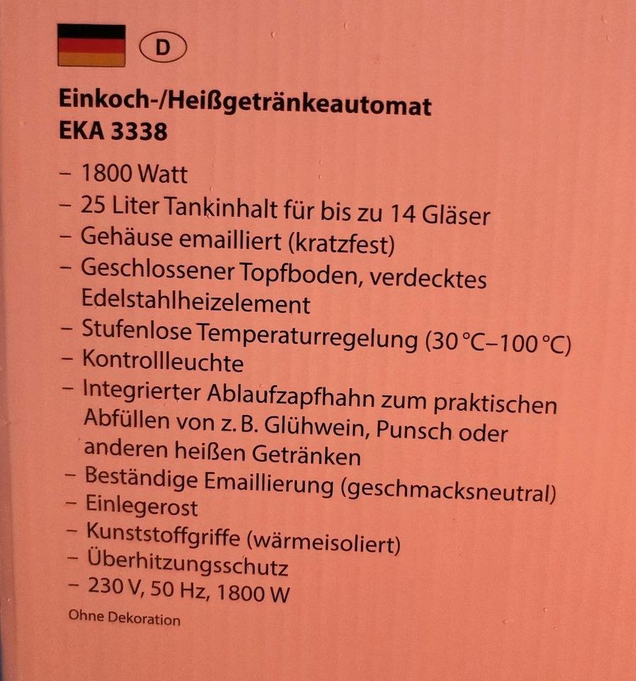 Glühweinkocher Einkochautomat mieten bei Rentbee – 2