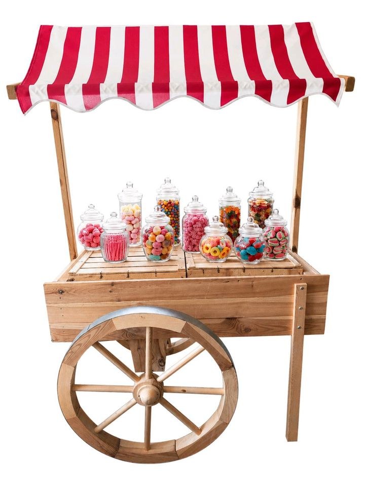Candybar Marktwagen inkl Gläser mieten bei Rentbee – mobile Bar – 3