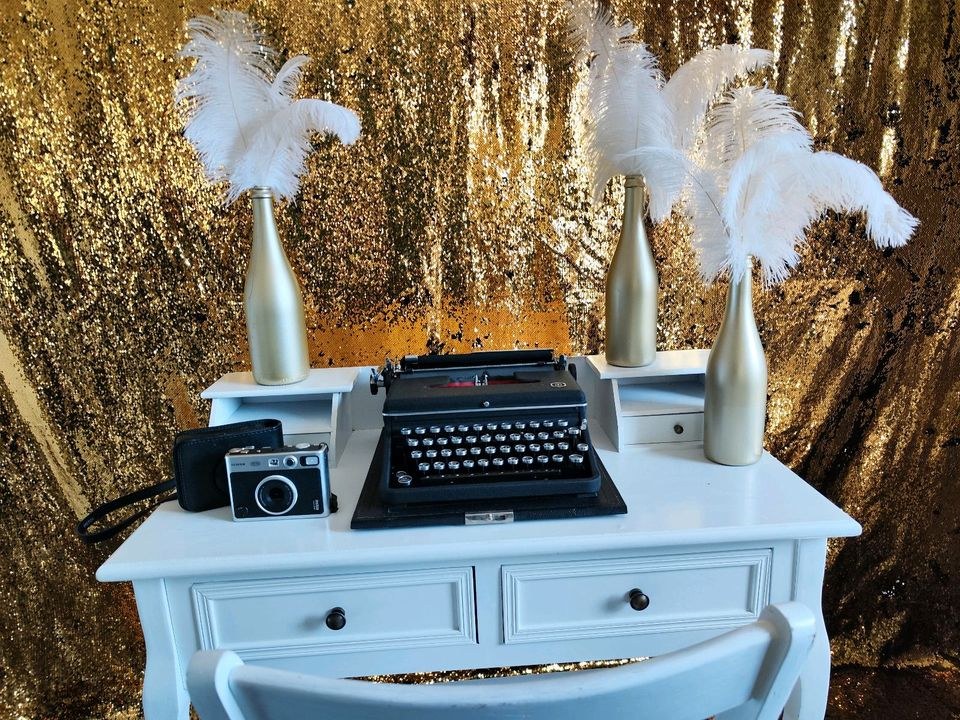 Retro Gästebuch Schreibmaschine Sofortbildkamera mieten bei Rentbee – 4