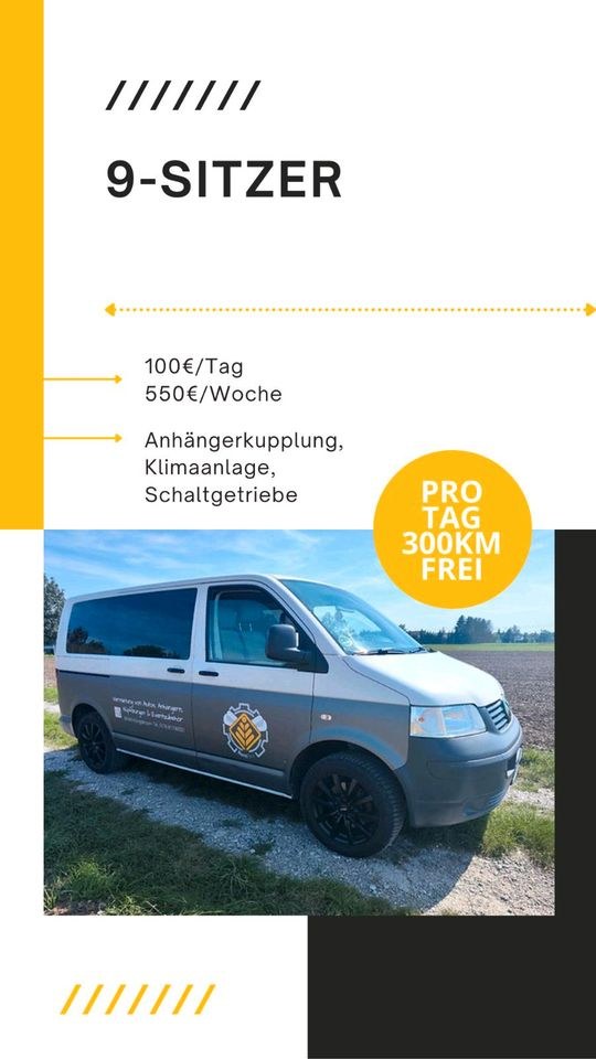 Bus Bulli Auto 9 Sitze mieten bei Rentbee – für den Roadtrip