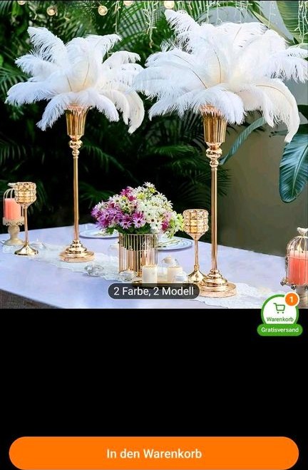 Tischdekoration Deko Gatsby mieten bei Rentbee – für die Hochzeit – 4