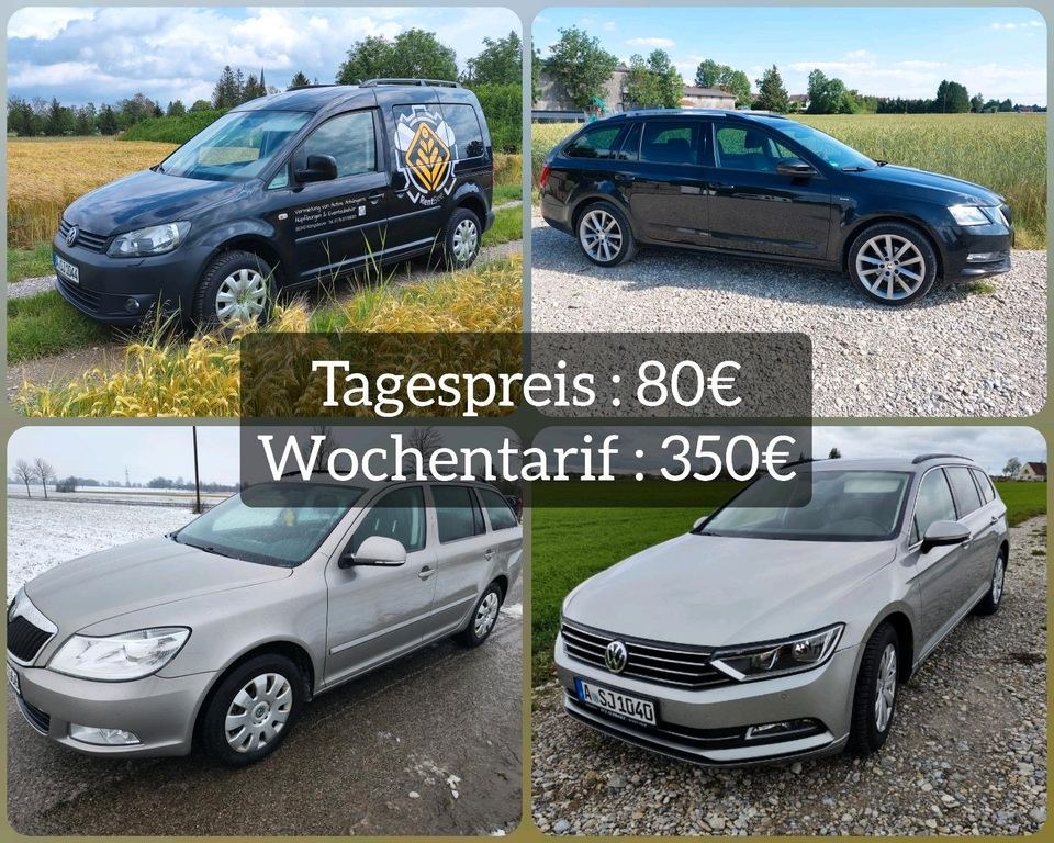 Auto Mietwagen Leihwagen Augsburg mieten bei Rentbee – fair mieten