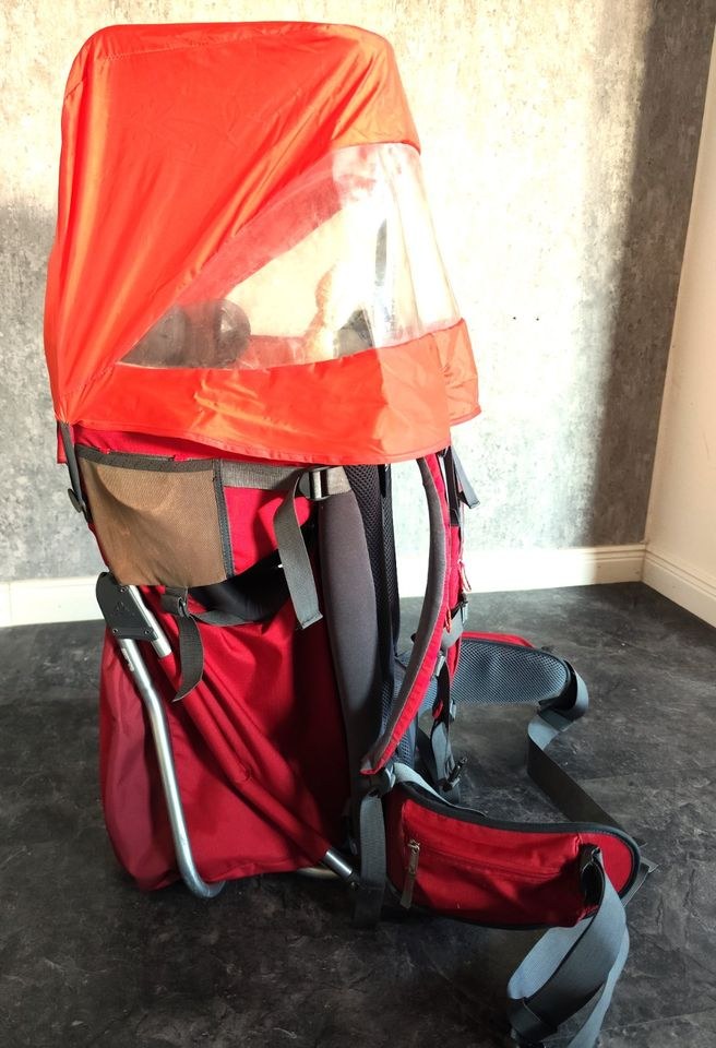 Vaude Kraxe Kindertrage Tragerucksack Regen mieten bei Rentbee – 4