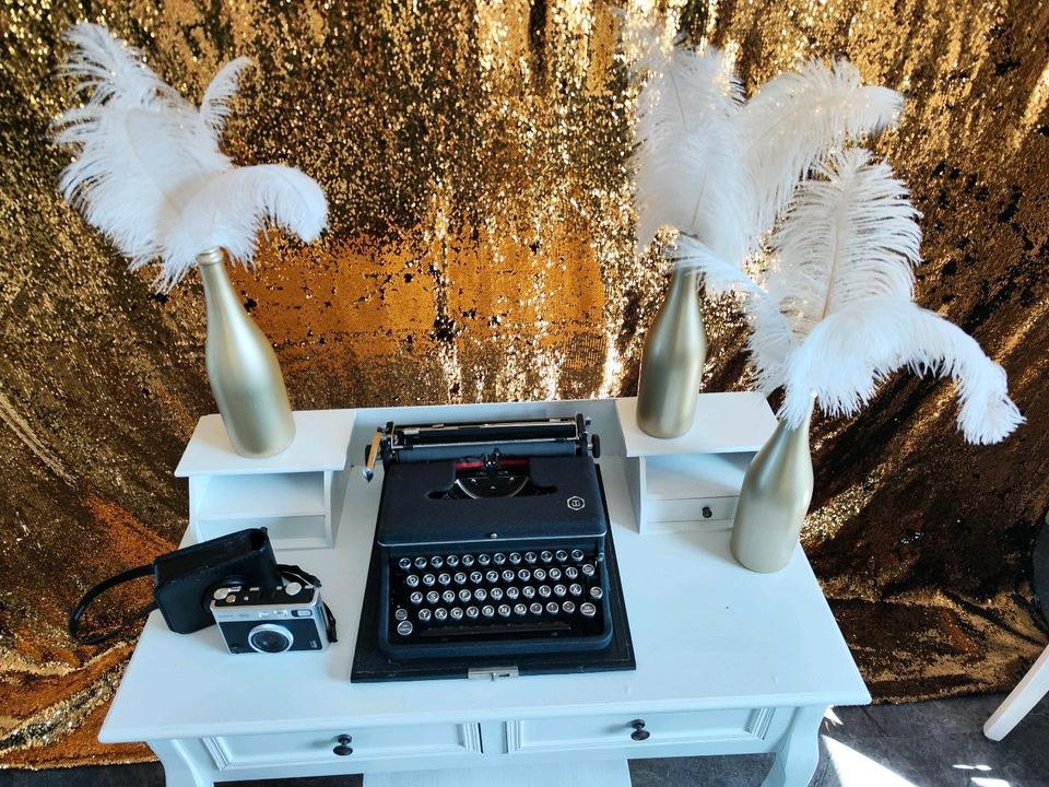Retro Gästebuch Schreibmaschine Sofortbildkamera mieten bei Rentbee – 3