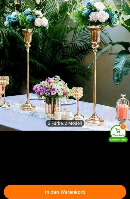 Tischdekoration Deko Gatsby mieten bei Rentbee – für die Hochzeit – 3