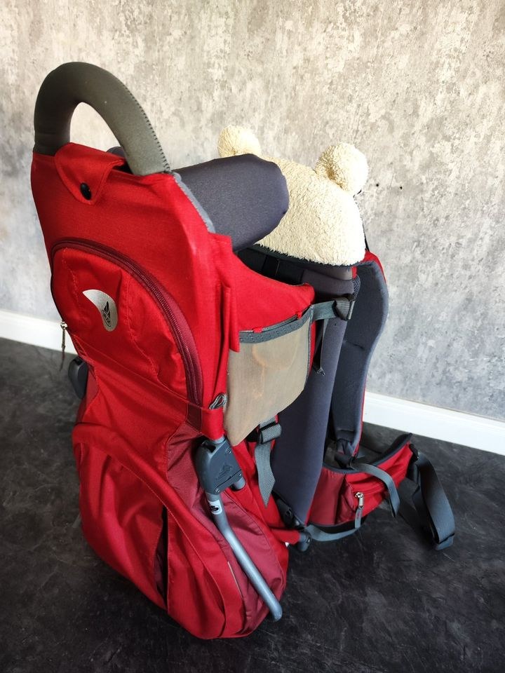 Vaude Kraxe Kindertrage Tragerucksack Regen mieten bei Rentbee – 2