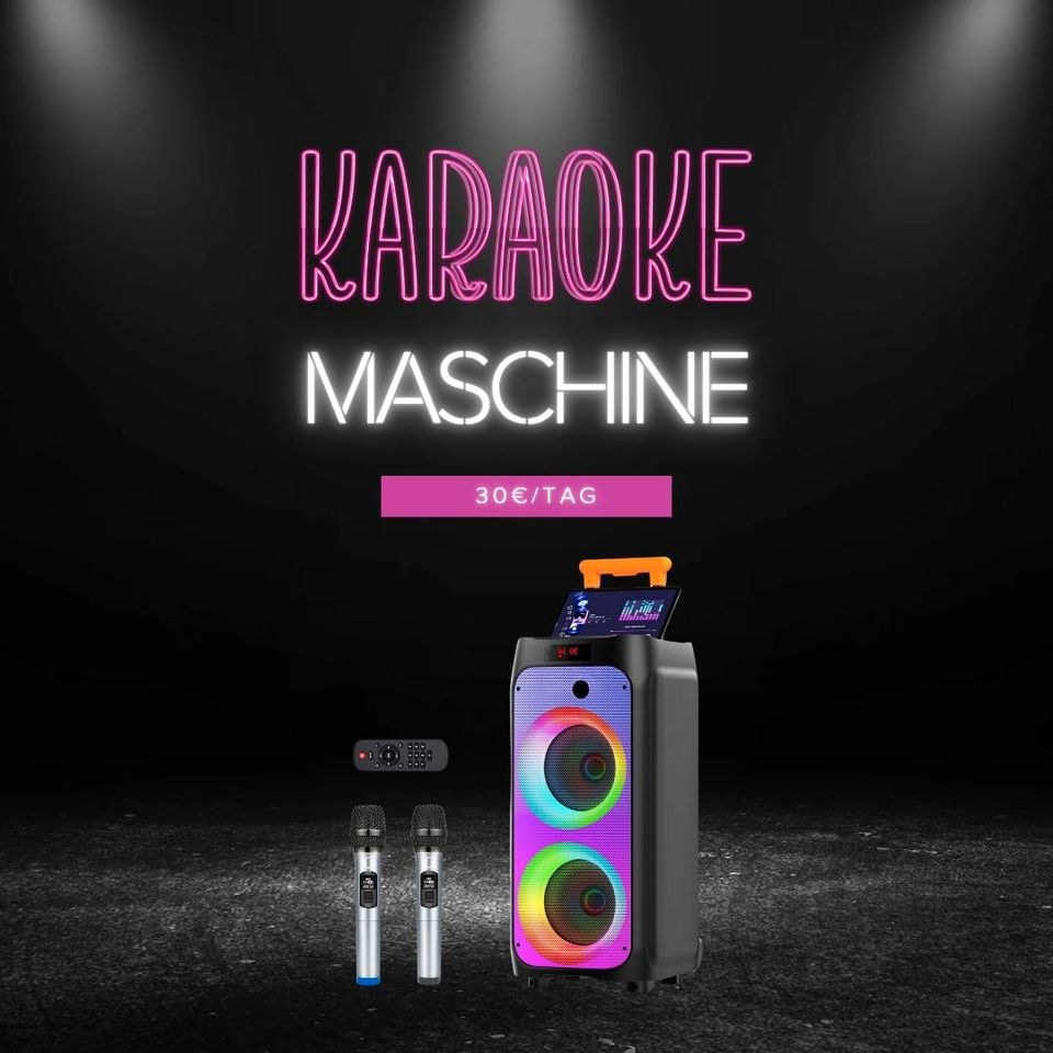 Karaoke Anlage Maschine Musikbox mieten bei Rentbee