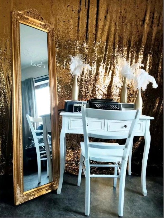 Pailettenwand Fotohintergrund Hollywood Gatsby mieten bei Rentbee – 3