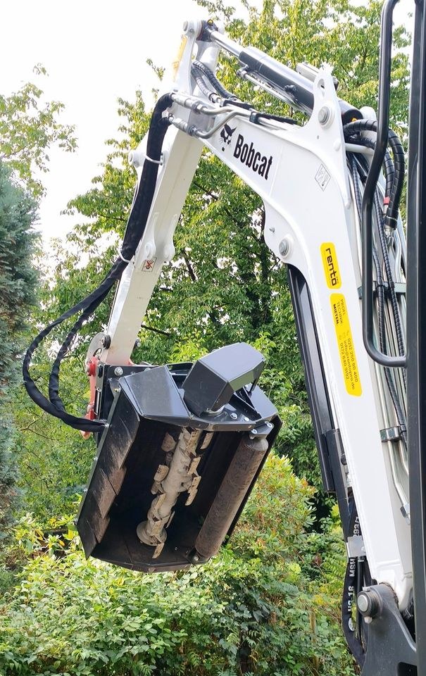 Minibagger 2,7t Bobcat E27z 2026 Mulcher mieten in Solingen – 2
