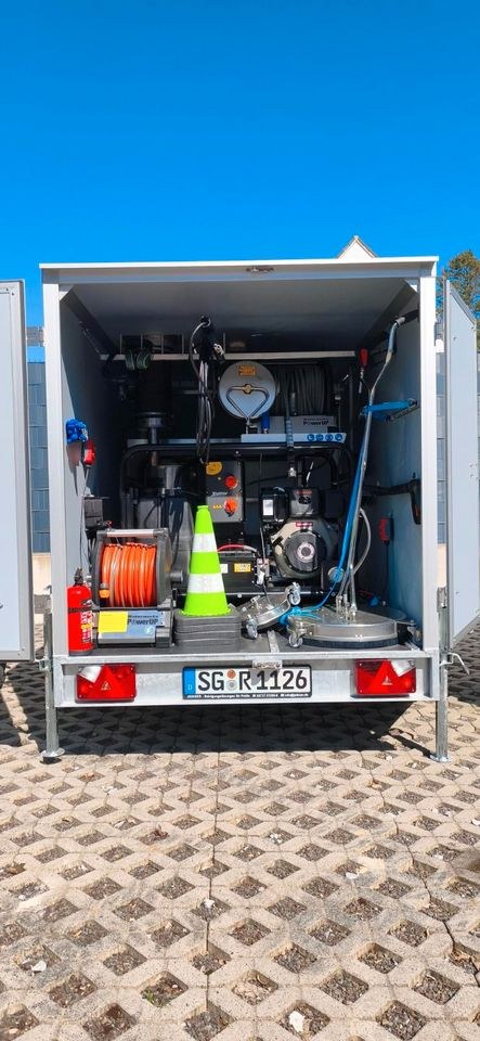 Hochdruck Heißwasser Anhänger 500L Tank mieten bei rento Pro Equipment – 2