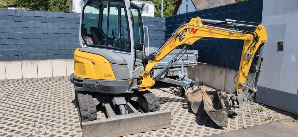 Minibagger 2,6t Tilt EZ26 Wacker Neuson Geifer mieten in Solingen