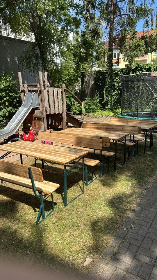 Bierzeltgarnitur Lehne Biertisch Lieferservice mieten – 3
