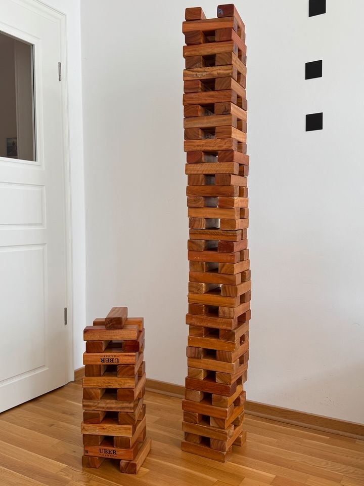 Riesen XXXL Jenga 2,20m Lieferservice mieten in Leipzig, Südvorstadt