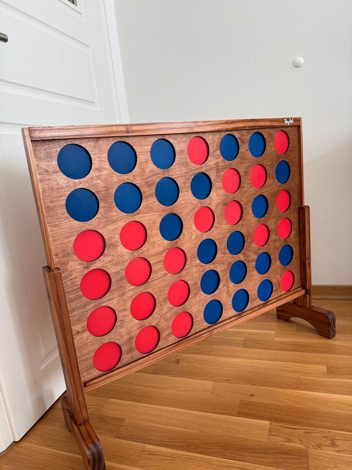 XXL 4 Gewinnt Holz Spielzeug Holzspielzeug auf mieten