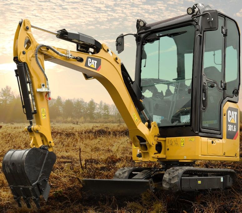 Minibagger Caterpillar mieten bei RSS Maschinen- und Anhänger – 2