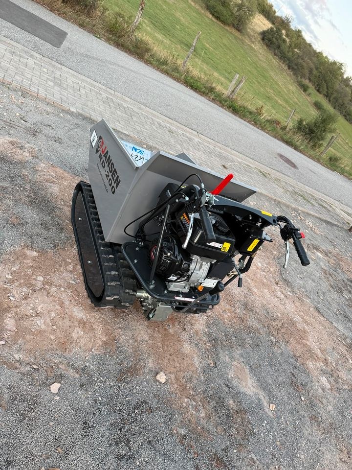 Raupendumper hydraulische Mulde Jansen Profi mieten in Freisen – 3