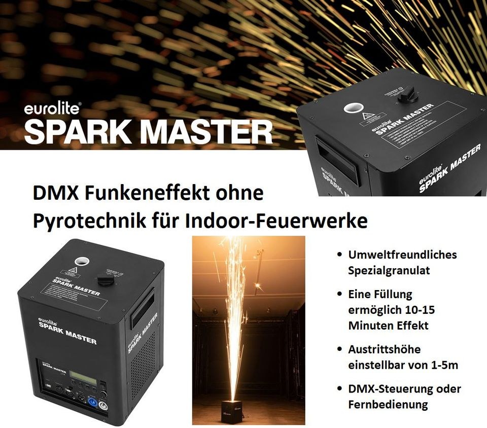Indoor Feuerwerk Fontäne N Spark Master mieten in Uplengen – 4