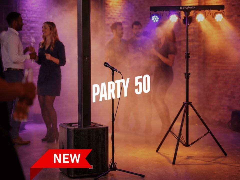Musikanlage PA Anlage Partylicht Set 50 Pers mieten in Uplengen
