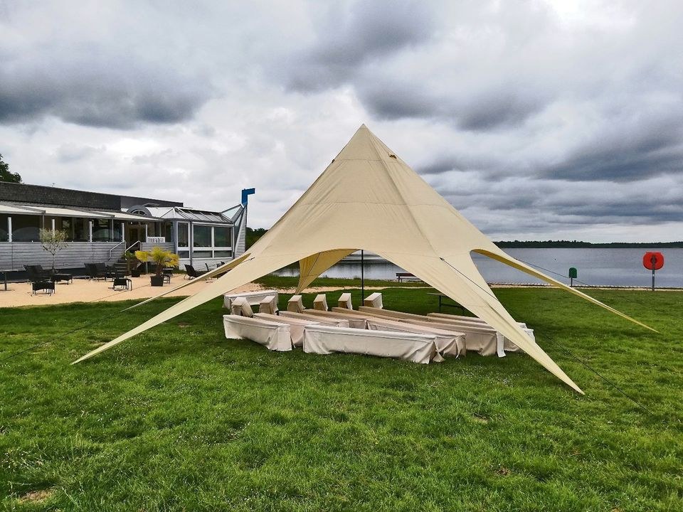 Pavillon Sternzelt Startent Sonnensegel mieten in Uplengen – 3