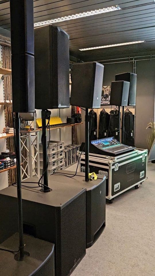 Musikanlage PA Lautsprecher Komplettset mieten in Uplengen