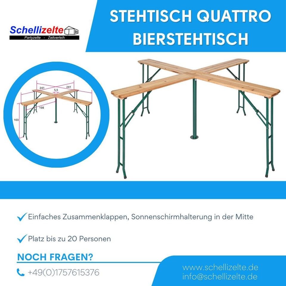 Stehtische Bistrostehtische Bierzeltstehtische mieten in Buseck – 4