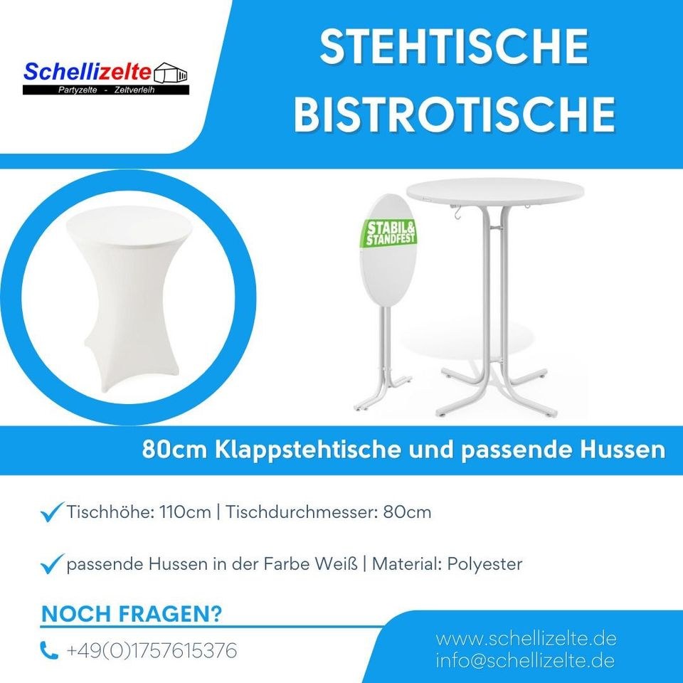 Stehtische Bistrostehtische Bierzeltstehtische mieten in Buseck – 3