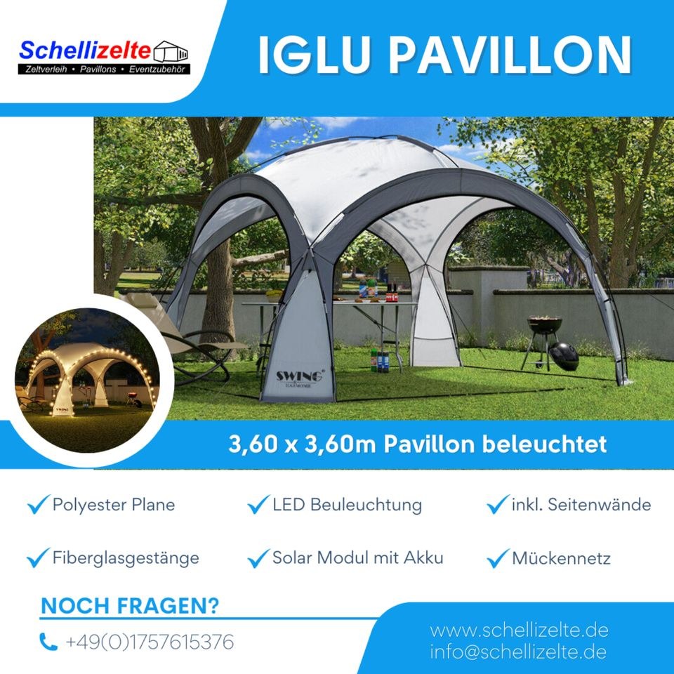 Faltpavillons Partypavillons 3x3m mieten bei Schellizelte Zeltverleih – 4