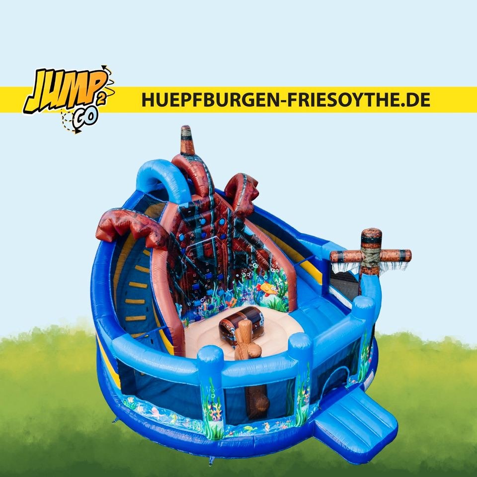 Hüpfburg Multiplay unterwasserwelt Kinderspiel mieten in Friesoythe