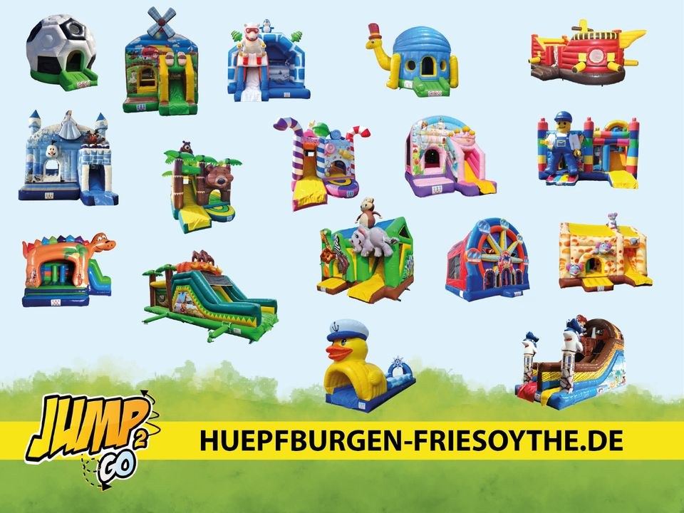 Hüpfburg mieten bei Jump 2 Go Werner von – Hüpfspaß für jede Feier