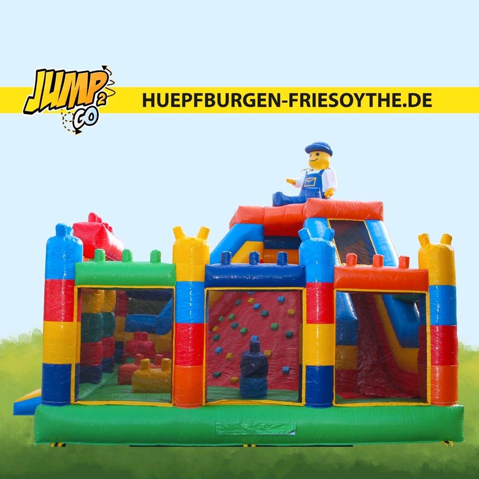 Hüpfburg Multiplay Funblocks mieten bei Jump 2 Go Werner von