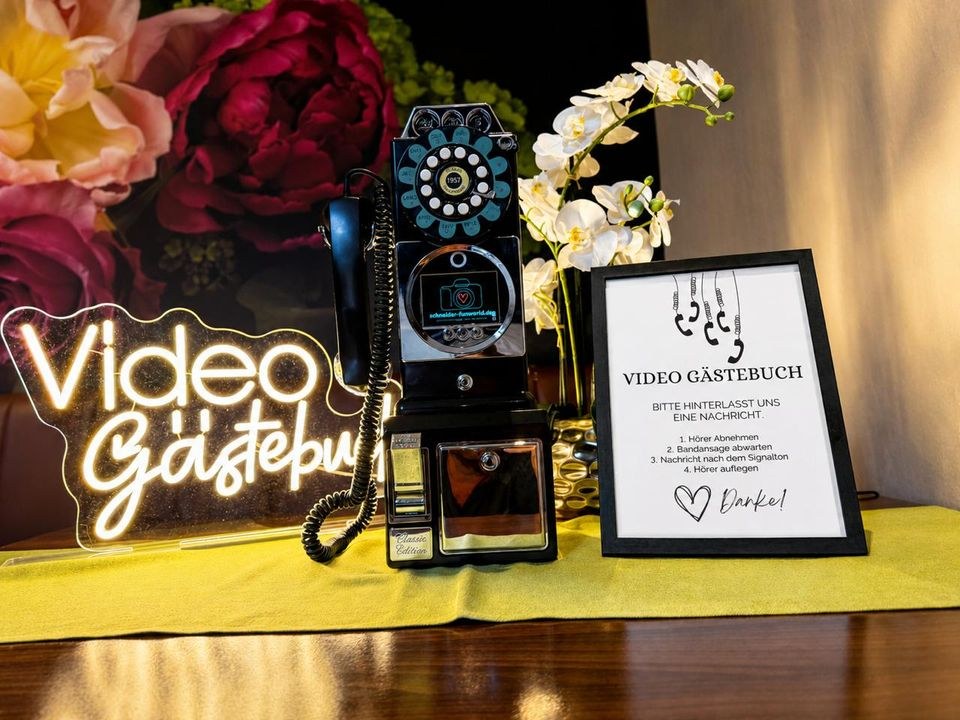 Video Audio Gästebuch Fotobox Fotospiegel mieten in Versmold – 3