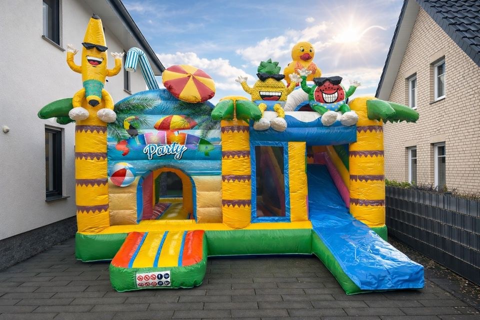 Hüpfburg SOMMERFEST Multiplay Rutsche mieten in Versmold